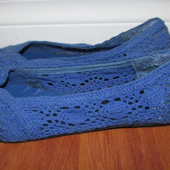 Bluecrush Blue Lace Flats - Sz 8 - Picture 6 of 9